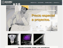 Tablet Screenshot of abame.com.mx